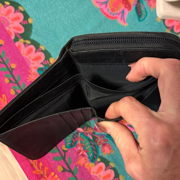 Prada Black Compact Zipper Wallet - Picture 9 of 13